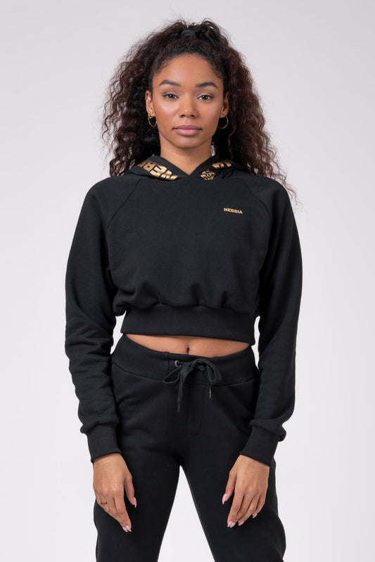 Golden Cropped hoodie